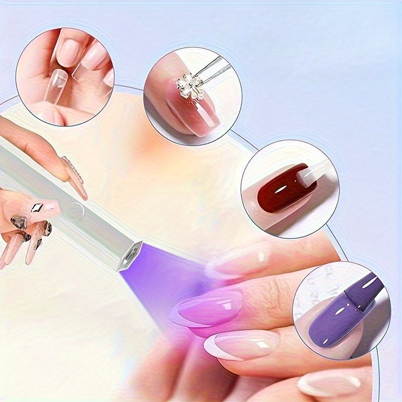 Linterna portátil mini para uñas con pantalla digital, compacta y fácil de llevar, perfecta para manicuras en casa. Regalo ideal durante 5 días festivos importantes: Navidad, Halloween, Pascua, San Valentín y Acción de Gracias