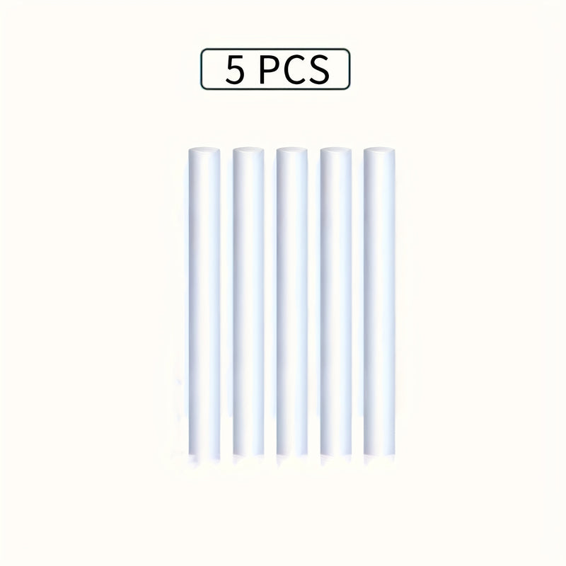 Núcleos de Repuesto para Humidificador Xpxhaous - 3/5/12/20 piezas, Diseño de Hisopo Ajustable al Tamaño Perfecto, Forma Cilíndrica Blanca con Textura Acanalada, Ideal para Humidificadores y Purificadores de Aire