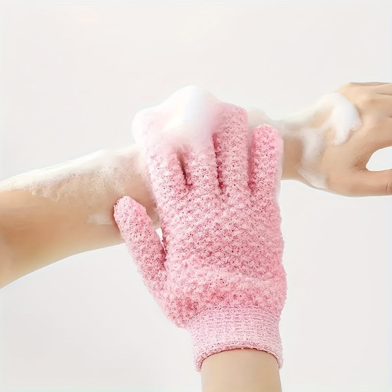 Guantes exfoliantes para ducha, limpieza profunda y masaje, eliminan piel muerta y sequedad