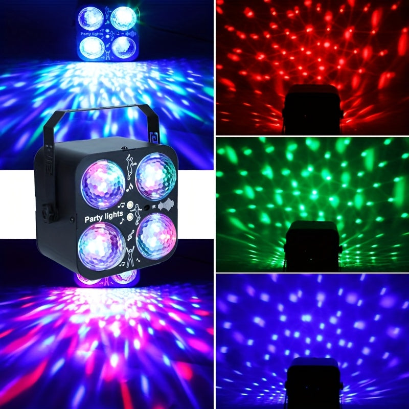 1pc barra de luces KTV disco LED para club nocturno, control por voz y mando a distancia, luz ambiental para bodas, karaoke, fiestas familiares, aplicable para Día del Trabajo, Halloween, Black Friday y Cyber Monday