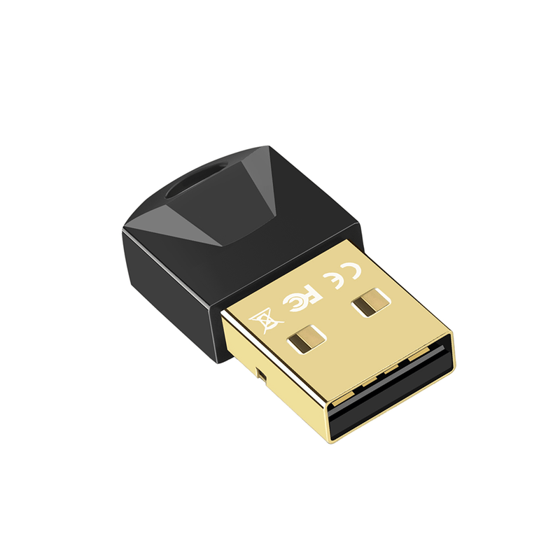 Adaptador sin varillas 5.4, Conectar y Usar USB para PC sin Controladores, Compatibilidad Retrocompatible Automática con Dispositivos Versións 5.3/5.1/5.0/4.2/4.1/4.0, Adecuado para Altavoz y Receptor de Auriculares
