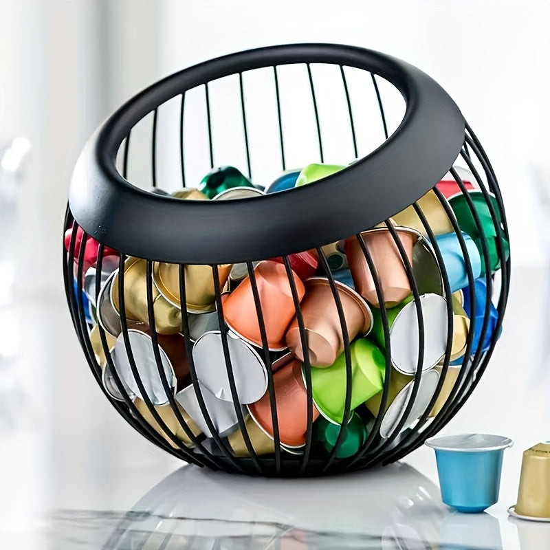 1 Unidad, Soporte Para Cápsulas De Café, Con Gran Capacidad Para El Hogar, Organizador Creativo Y Sencillo De Almacenamiento De Cápsulas De Café Redondas, Para Almacenar Y Organizar Cápsulas De Café, Organizadores Y Accesorios De Cocina