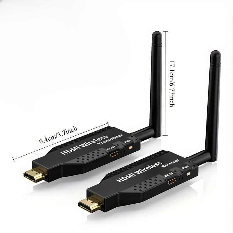 50m Inalámbrico 5G 1080P HDTV Transmisor y receptor de audio y video inalámbrico extensor para 1 TX-4 RX PS4 cámara portátil PC a monitor de TV proyector