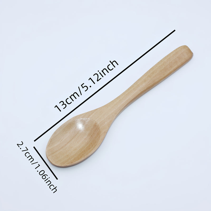 Utiliza esta cuchara de madera maciza hecha a mano que es reutilizable y fácil de limpiar para mezclar en casa, como espátula para postres, pala para miel o pala para helado