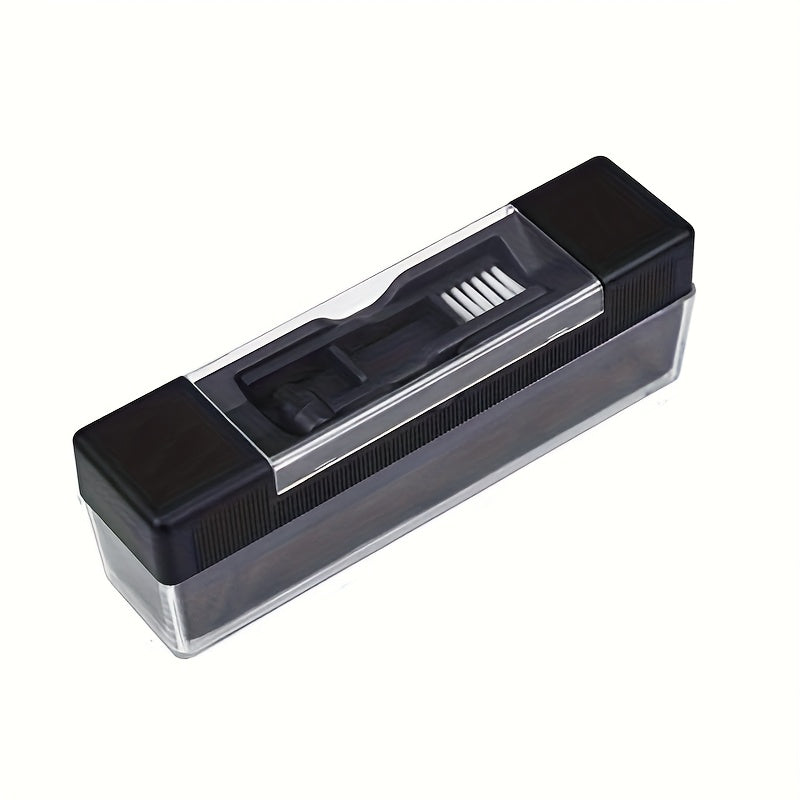 Kit Premium de Limpieza para Vinilos con Cepillo de Goma y Detallado: Mejora la Fidelidad del Sonido y Elimina el Polvo, Mantenimiento Esencial para Aficionados a los Tocadiscos y Colecciones
