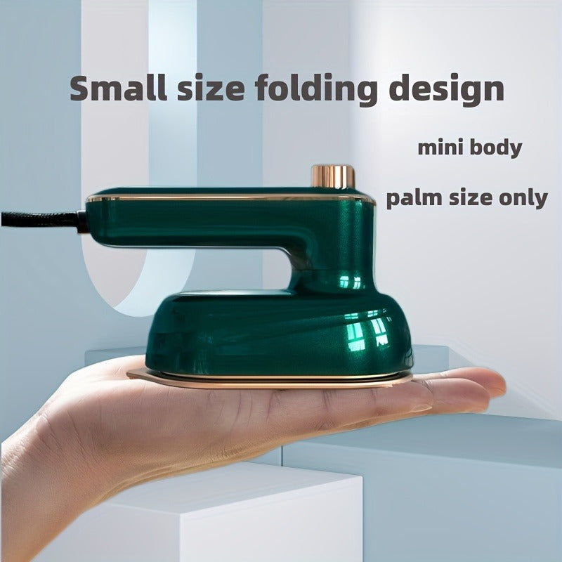 Máquina de planchado portátil miniatura mejorada - Plancha de vapor rotatoria de 180° con diseño plegable, vaporizador profesional para ropa, no necesita batería, 110V, amigable con viajes, máquina de planchado compacta | Construcción duradera