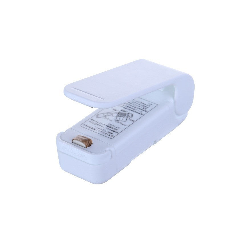 Selladora Manual Portátil de Vacío - Sin Baterías Necesarias, Sellador Compacto para Bolsas Herméticas con Sello Airtight para Frescura y Almacenamiento Antifugas - Ideal para Cocina, Viajes, Oficina, Camping - Rosa Pastel (No Eléctrica), Salvavidas de S