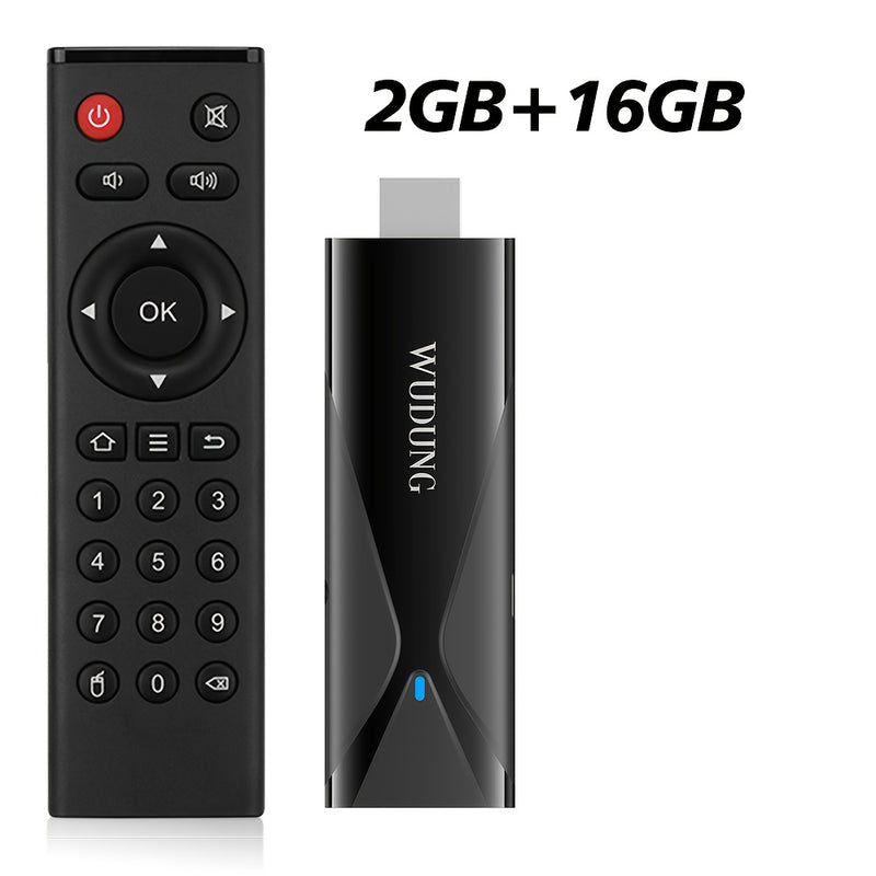 WUDUNG TX8 Smart TV Box Android 10.0, Dongle sin varillas Allwinner H313 2.4G Mini TV Stick 4K, Ideal para Regalos de Hogar y Oficina