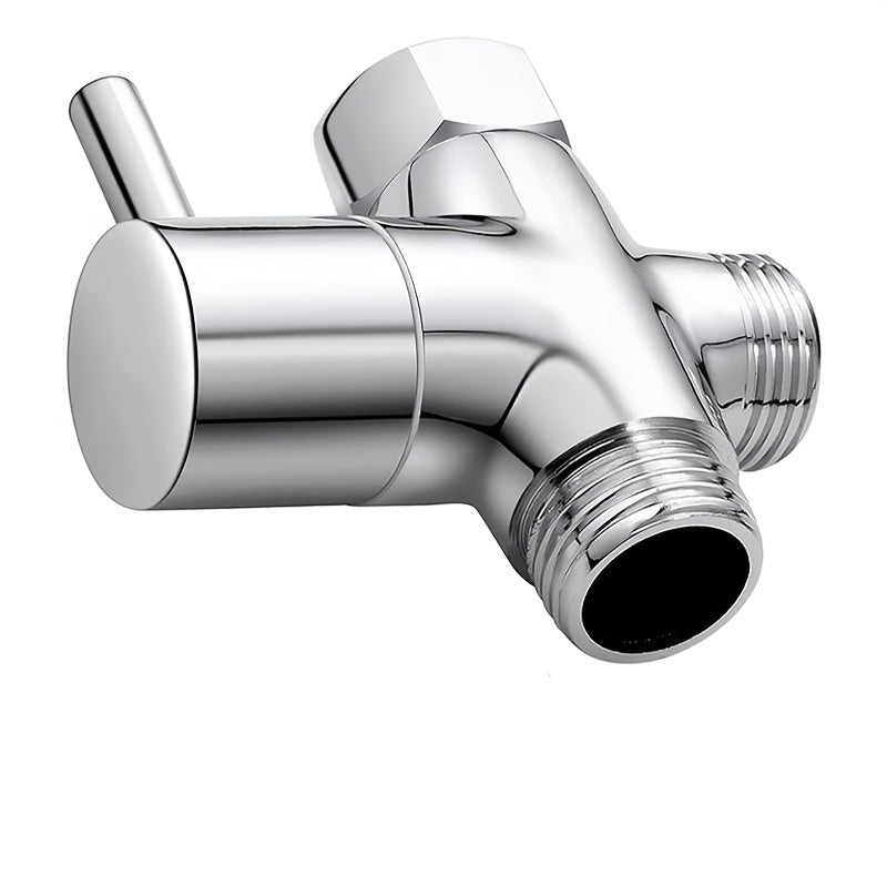 1 Conjunto de Ducha de Lujo ABS de Alto Flujo Dos-en-Uno con Sprays Portátiles y Fijos, Derivador de Agua de 3 Vías, Manguera Extendida - Sin Necesidad de Electricidad, Material de Plástico Duradero para una Experiencia de Baño Mejorada