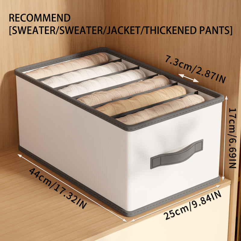 1/3 piezas, cesta de almacenamiento plegable para cajones, tejido no tejido, organizador de ropa interior, calcetines, sujetadores, regalo del Día del Padre, organizador de cajones | Multifuncional | Ligero, ropa con asa, bolsa de almacenamiento para caj