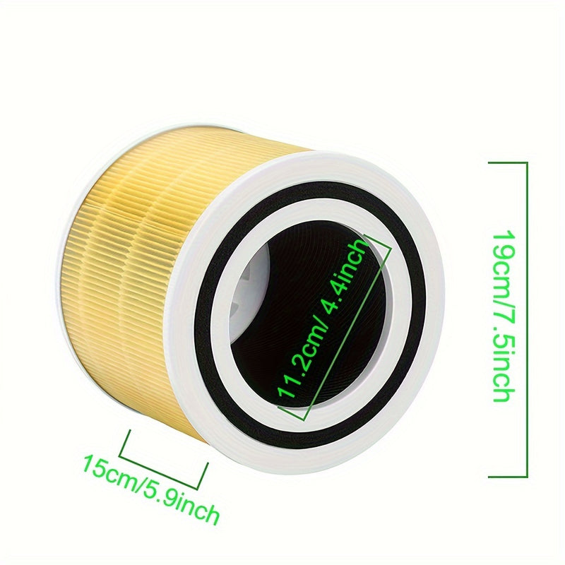 1 pieza, Filtro de Reemplazo Adecuado para Purificador de Aire Levoit Core300/300S Núcleo de Filtro de Malla
