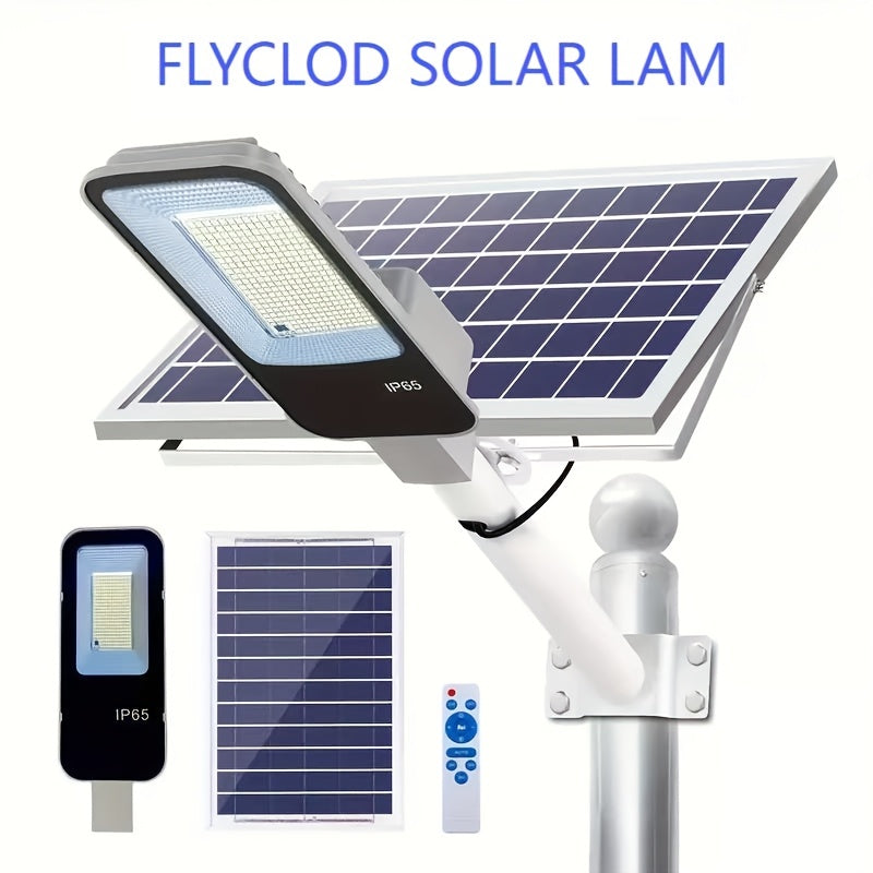 Farola solar, luz de pared LED con batería de 6000mAh y control remoto, sensor de luz inteligente, encendido automático, 357 perlas LED de alta luminosidad, para jardines, céspedes, pasillos, garajes, muros, montaje en pared