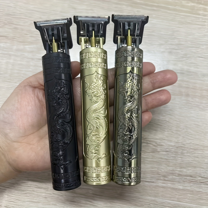 Kit profesional de cortapelos y recortador de barba, inalámbrico con carga USB, hojas afiladas y 4 peines indicadores para el cuidado masculino