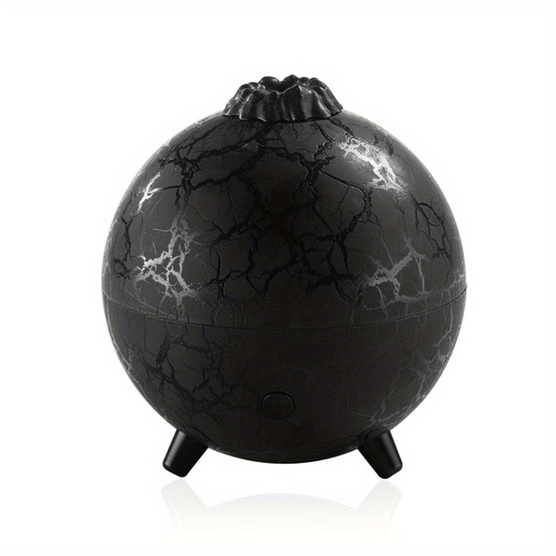 Humidificador de Aromaterapia Planetario, Difusor de Aceites Esenciales con Sonido Crepitante y Conexión USB. Adecuado para Sala de Estar, Dormitorio, Oficina, etc