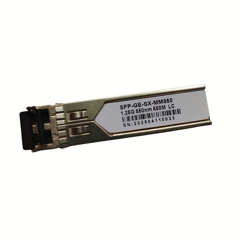 1/1 Par, 1,25 G SFP Gigabit LC Multi-Modo Doble Fibra Módulo Óptico, Distancia de Transmisión 500 m, Detección en Tiempo Real DDM, Plug-and-Play, Adecuado para Cisco y otras marcas, Adecuado para conmutadores de fibra, transceptores de fibra, routers de
