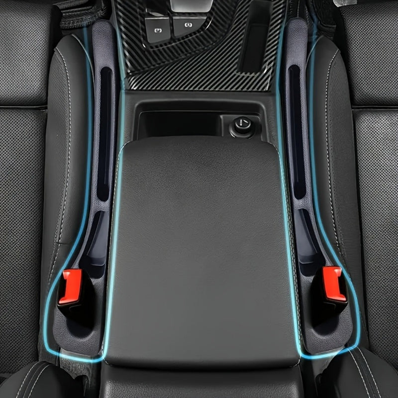 Conjunto de 2 tapones universales para almacenamiento en el asiento del coche, anticaída, organizador de huecos, caja multifuncional para clasificación y almacenaje de desechos, mantén el coche limpio y ordenado