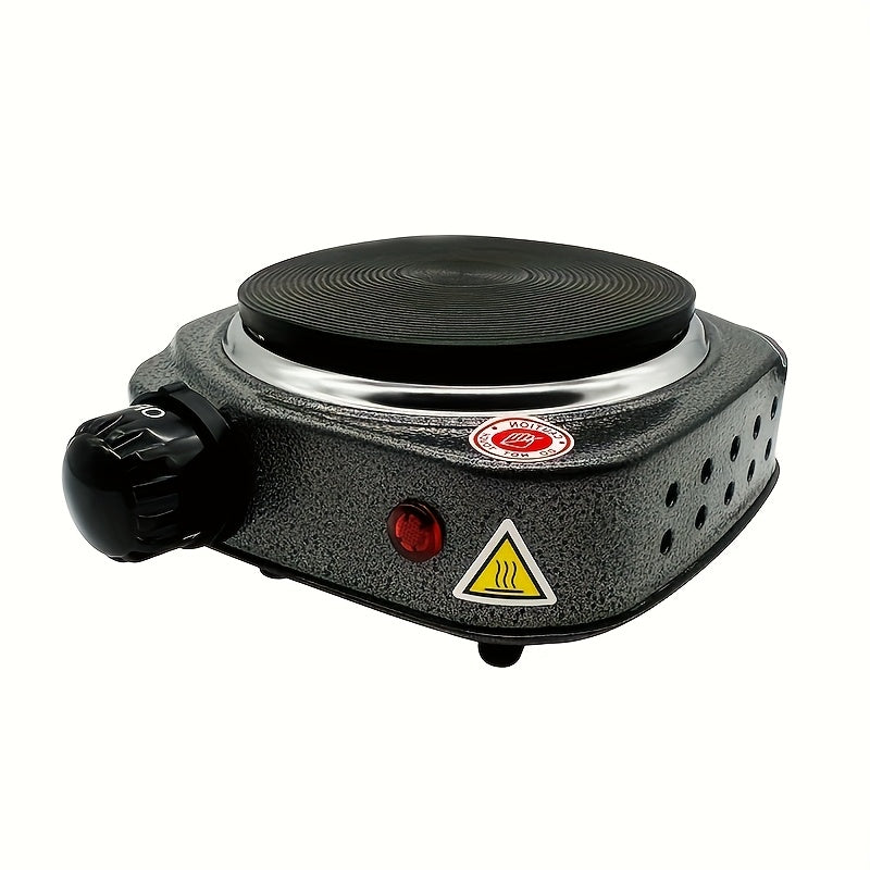 Estufa eléctrica compacta de 110V con ajustes de calor personalizables - Ideal para el hogar, la oficina, los dormitorios y la preparación de café - Duradera y fácil de limpiar, perfecta para uso en interiores, cafetera para estufa.