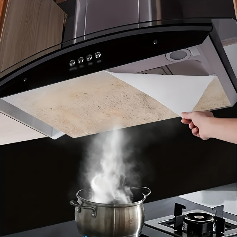 Malla de Filtro de Humo de Aceite Resistente a Altas Temperaturas para Cocina, Membrana de Filtro Ignífugo, Papel Absorbente de Aceite, Cubierta de Polvo para Estufa No Tejida