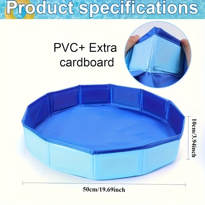 Baño de pies plegable y portátil - Diseño de alta calidad de PVC desmontable, diseño ahorrador de espacio para uso doméstico, fácil de montar, tamaño plegado de 10 cm, azul, baño de pies, baño de barro, baño de manos y pies, baño de pies.