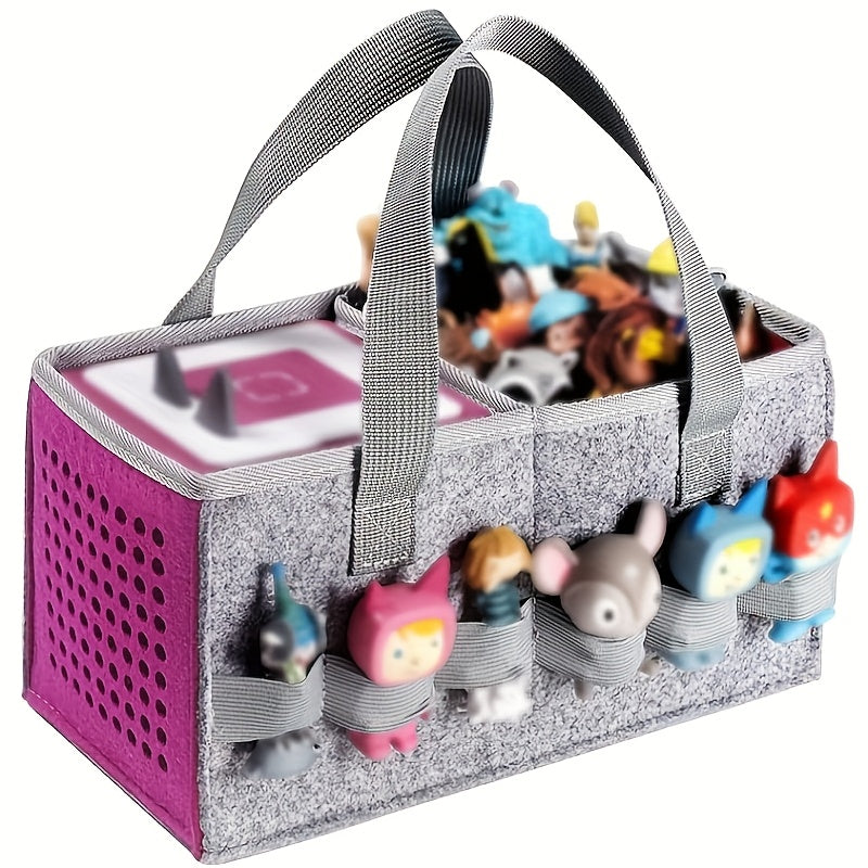 1pc Bolsa de Almacenamiento de Espuma con Múltiples Bolsillos para Altavoces y Juguetes de Peluche, Bolsa de Música Portátil con Diseño de Caja de Almacenamiento de Golf, Organizador Creativo de Reproducción de Audio, Solución de Almacenamiento Portátil|