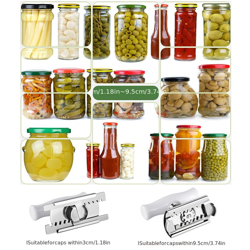 Ajustable Abrelatas De Acero Inoxidable Abrelatas De Tapa Abrelatas De Botella Accesorios De Cocina Utensilios De Cocina RV