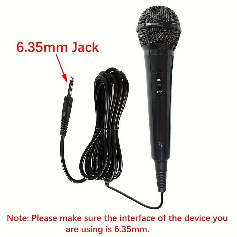 Micrófono Portátil Para Presentaciones De Karaoke Y Conferencias Con Micrófono Dinámico Con Cable Y Carro De Transporte