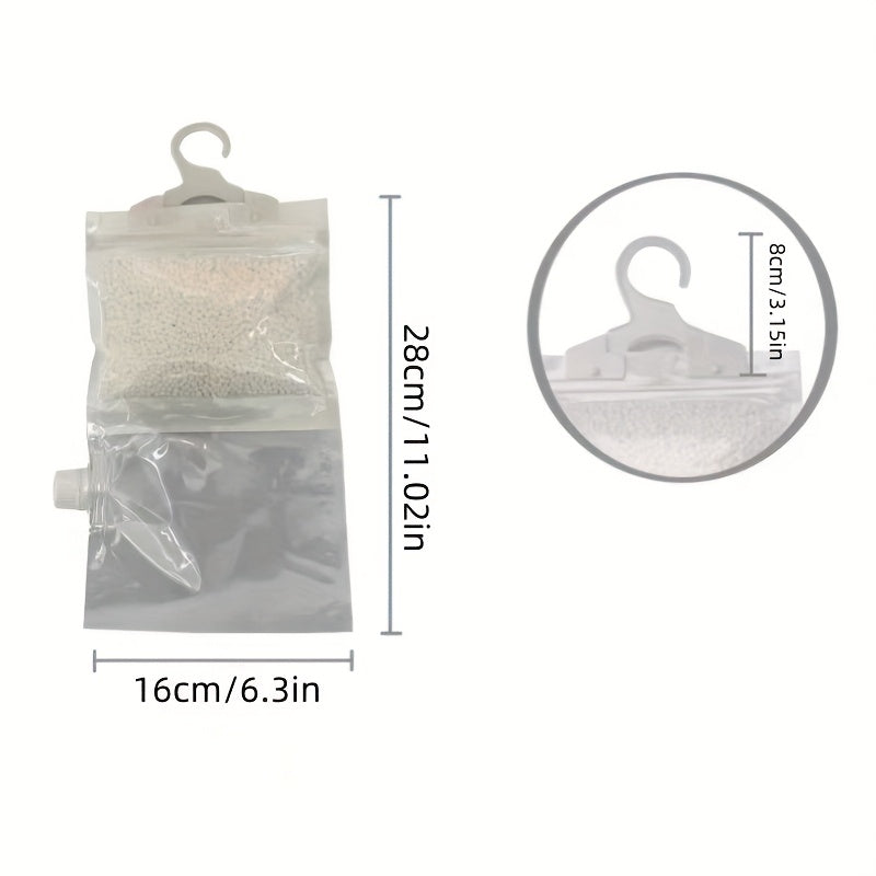 3 piezas de bolsas deshumidificantes reutilizables - Perfectas para armarios, dormitorios y baños. Diseñadas para una absorción efectiva de la humedad, kit de dormitorio y hogar a prueba de humedad, hechas de silicona, deshumidificador de armario | Contr