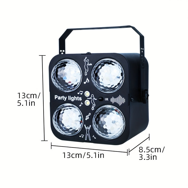 1pc barra de luces KTV disco LED para club nocturno, control por voz y mando a distancia, luz ambiental para bodas, karaoke, fiestas familiares, aplicable para Día del Trabajo, Halloween, Black Friday y Cyber Monday