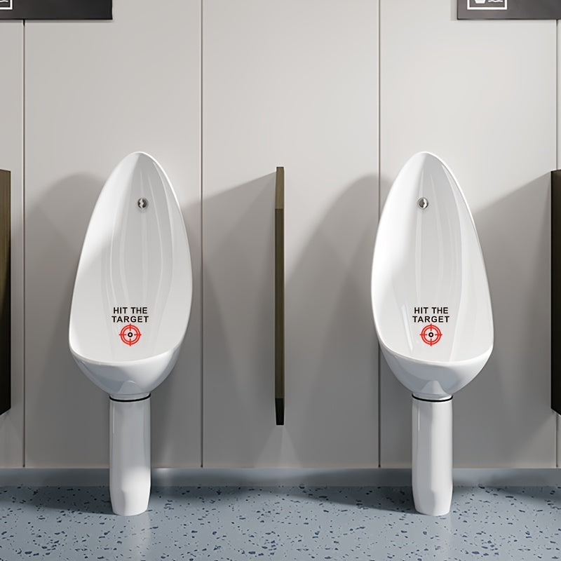 1 Unidad, Pegatina Para El Baño, Para El Inodoro, Icono Para Orinar, Para Baños Públicos, Pegatinas Para Inodoros De Pie, Tamaño Adecuado, Fácil De Pegar