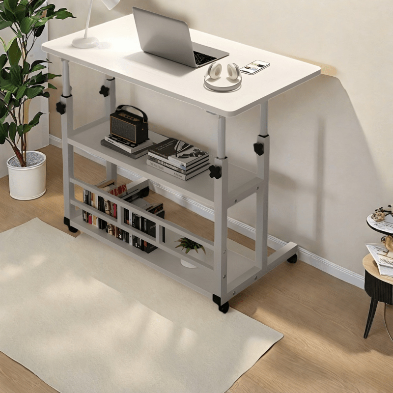 Escritorio, diseño simple y práctico, ideal para estudio estudiantil y oficina en casa, perfecto durante las 11 vacaciones