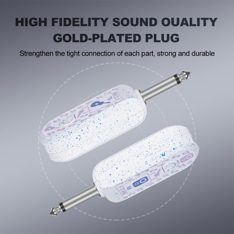 Transmisor inalámbrico de guitarra eléctrica NXG - Alimentado por USB, captura de audio de alta fidelidad para bajo y guitarras eléctricas, operación sencilla