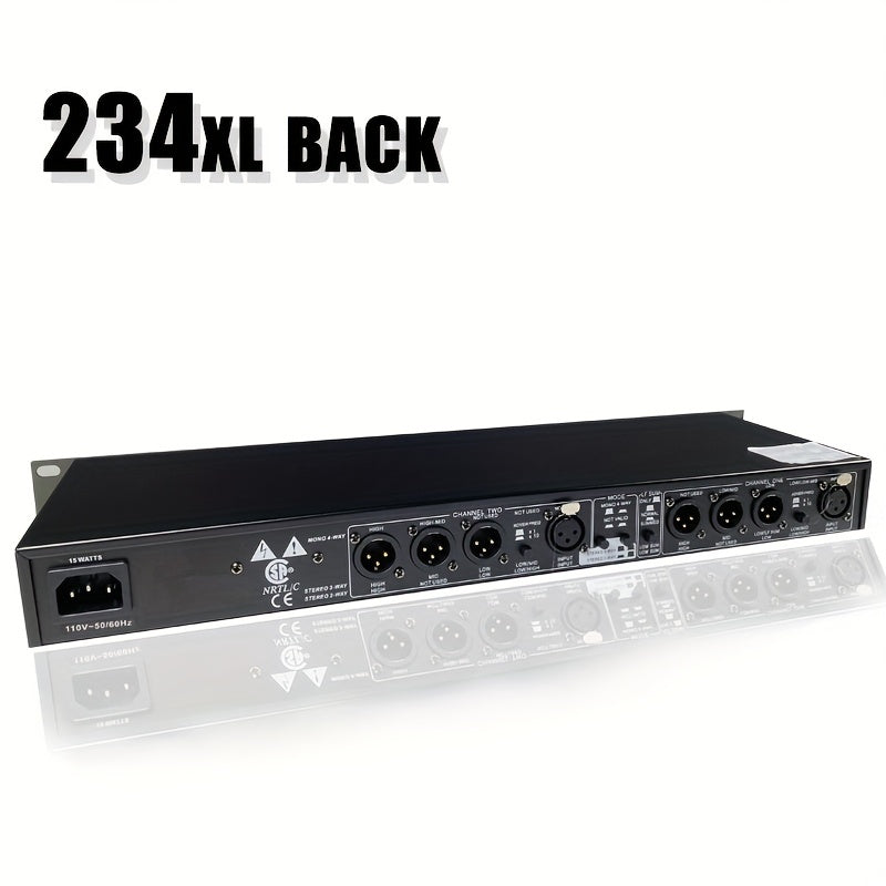 234XL Periféricos De Audio Profesional Estéreo De 2/3 Vías, Mono 234XL De 4 Vías Para Crossovers Electrónicos Y XLR