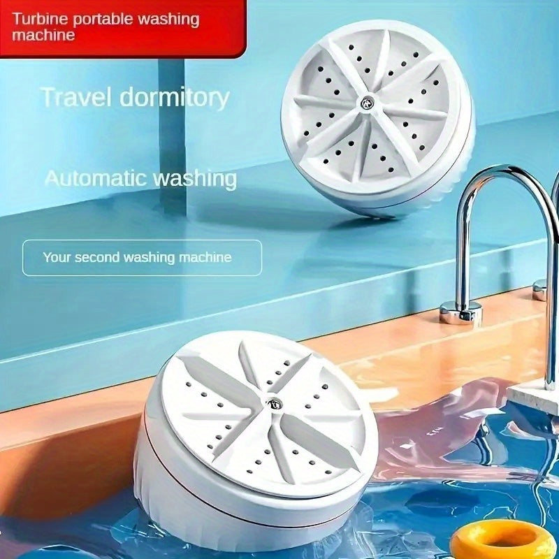 Mini Lavadora Portátil de Plástico, Herramienta para Lavar Calcetines y Ropa Interior, Esencial para Estudiantes Universitarios y Habitantes de Apartamentos