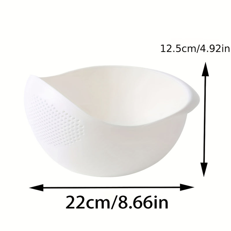1 pza./2pcs/3pcs Cesta de lavado multifuncional para cocina - Escurrir agua, lavar arroz, perfecta para limpiar verduras y frutas, y más con características convenientes - Ideal para diversos usos y usuarios, accesorios de cocina