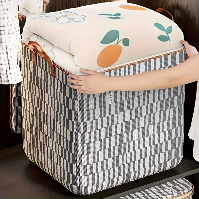 1pc Plegable para fácil almacenamiento y transporte, gran capacidad y espacioso, portátil y ligero, muy adecuado para empacar y mover edredones, diseño de bolsa de equipaje duradero