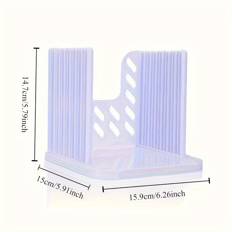 1pc Rebanador de pan de plástico - Guía de rebanadas de tostadas de pan caseras plegables y ajustables, accesorio para hornear de cocina, no requiere batería