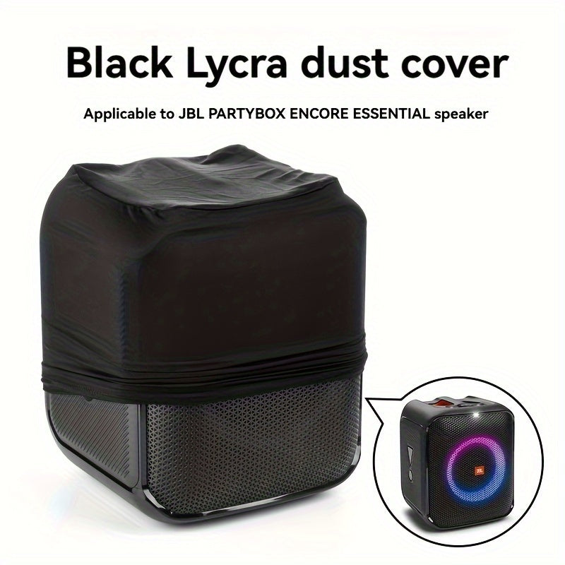 Cubierta de Protector de Polvo de Lycra para Altavoz, Adecuada para JBL PartyBox Encore Essential Altavoz Portátil de Fiesta, Cubierta de Protección Elástica para Carcasa de Altavoz, Material Lycra, Adecuada para JBL Partybox Encore Essential Altavoz Ina