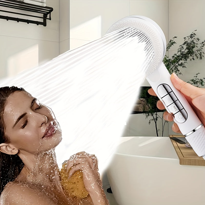 Ducha con teclas de piano de Praga en varios colores: cabezal de ducha con filtro de agua, alta presión, para baño, fácil instalación