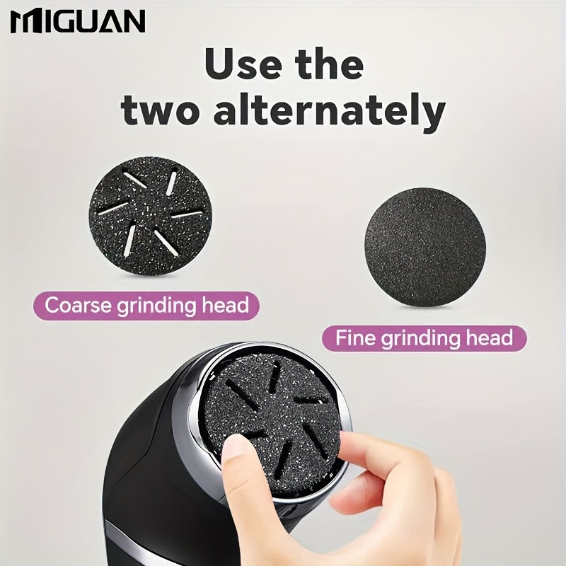 Este desechador de pies eléctrico profesional es recargable, fácil de usar y elimina eficazmente la piel muerta para restaurar tus pies suaves. Es ideal para uso en casa, viajes y salones.