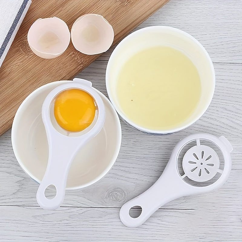 Herramienta separadora de huevo de plástico, separación fácil de yema y clara de huevo, gadget de cocina para hornear y cocinar