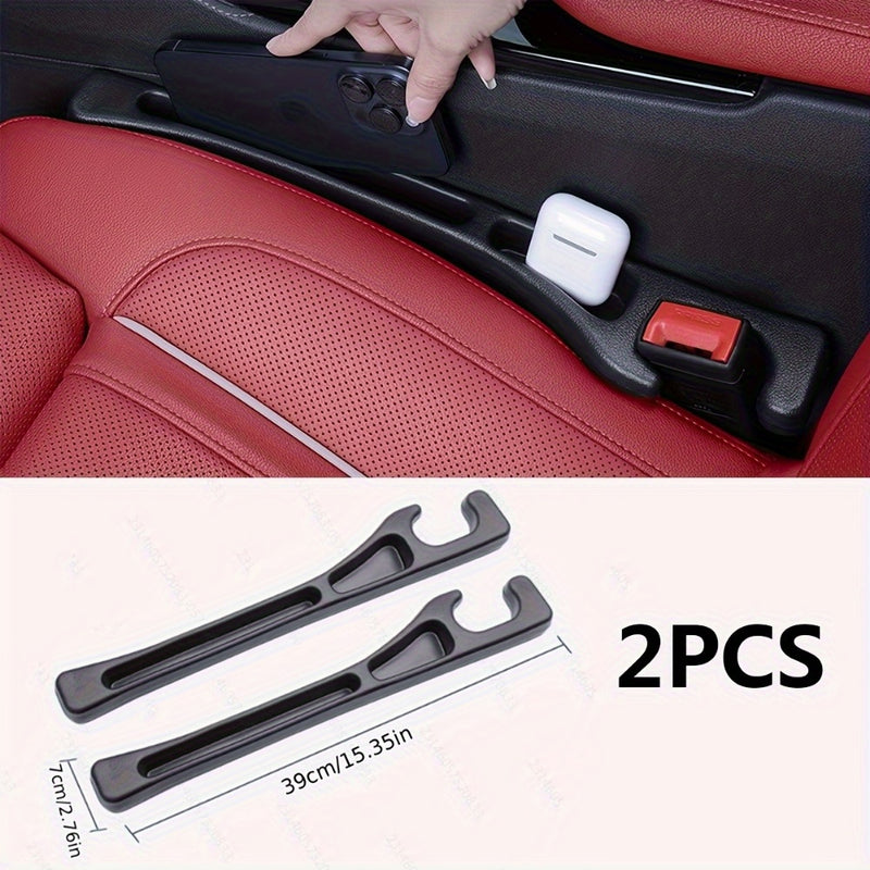 Conjunto de 2 tapones universales para almacenamiento en el asiento del coche, anticaída, organizador de huecos, caja multifuncional para clasificación y almacenaje de desechos, mantén el coche limpio y ordenado