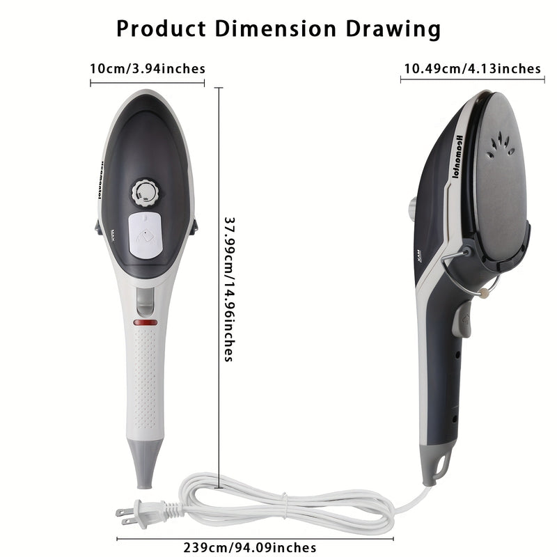 Vaporizador y Plancha Portátil de Ropa - Potente 800W, Diseño Compacto con Tanque de Agua Grande de 250ml, Calentamiento Rápido para Hogar, Residencia Estudiantil y Viaje, Regalo Ideal para Familiares, Amigos o Cumpleaños, Regalo para Mujeres | Vaporizad