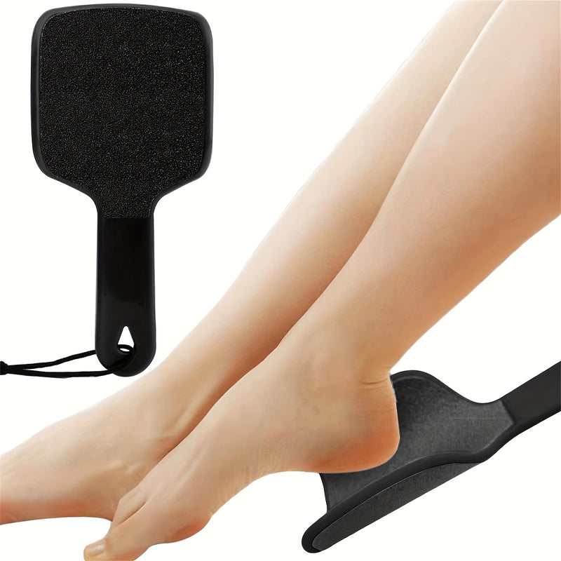 1pc Lima Profesional para Pies - Raspador de Doble Cara Resistente con Cordón Colgante, Agarre Antideslizante - Para Hogar, Salón o Spa, Herramienta Duradera de PP, Diseño Ergonómico y Construcción de Calidad
