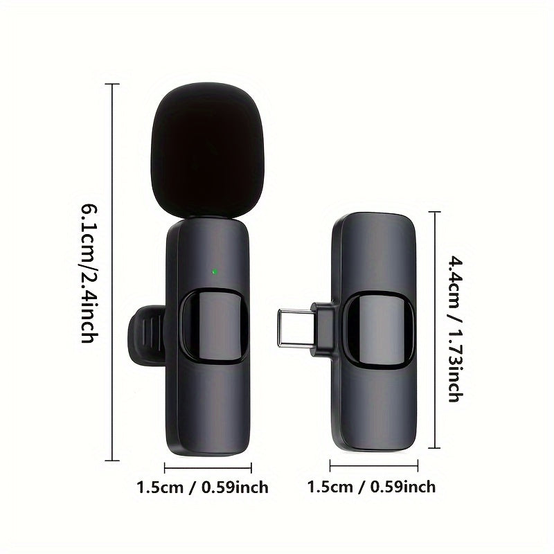 Micrófono de solapa plug-and-play, sonido ultra claro de 360°, ligero y portátil, con cancelación de ruido para transmisiones en vivo, entrevistas, reuniones por video, grabación de video y llamadas por video