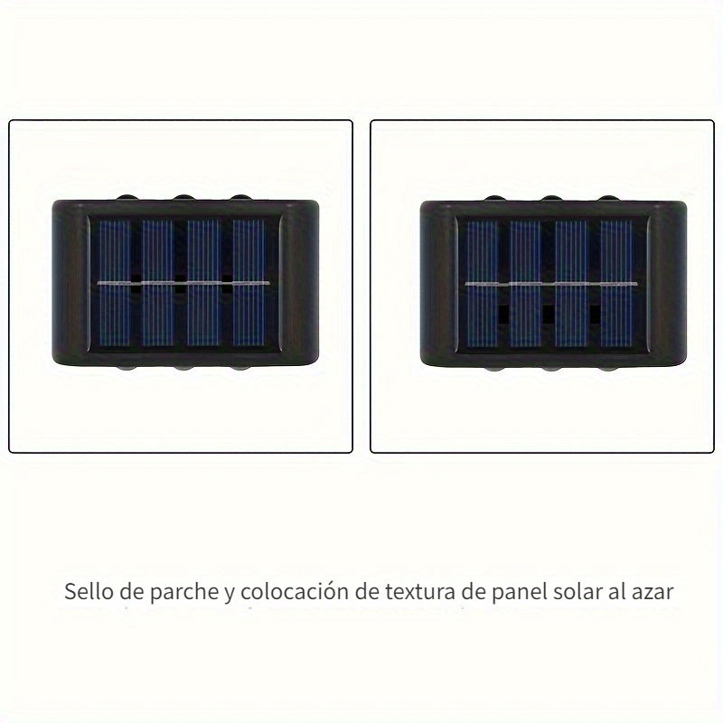 Lámpara solar LED Shenzhi Tech con sensor de luz inteligente, encendido/apagado automático, luz exterior para pared con regulación automática de intensidad, ideal para jardín, calle o balcón