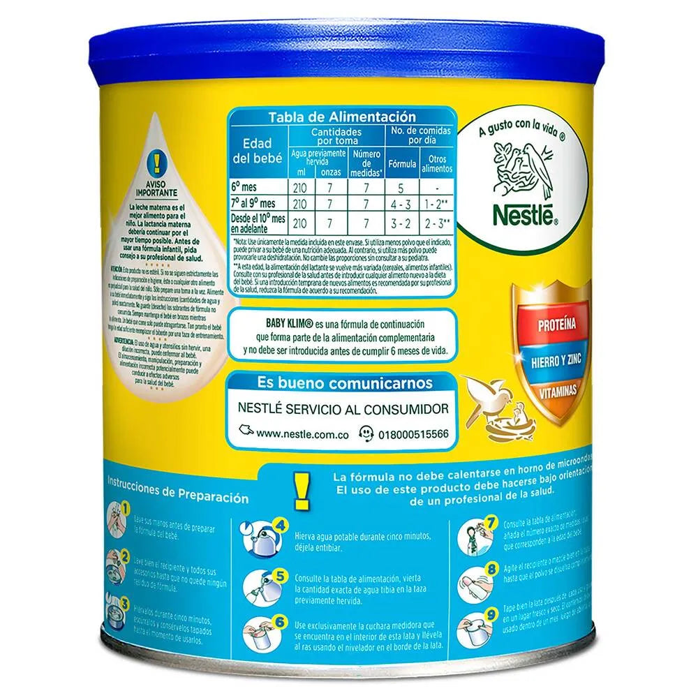 LECHE BABY KLIM 2 X 800 GR NESTLE