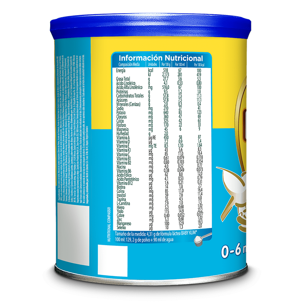 LECHE BABY KLIM X400GR NESTLE