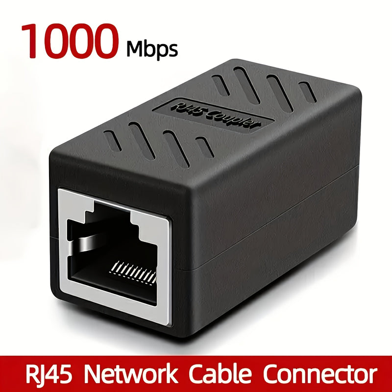 Conector Ethernet RJ45 de alta velocidad, 1/2/5/7 piezas, compatible con cables Cat7/Cat6E/Cat6/Cat5E/Cat5, macho a macho, ideal para PC, switch, router y consolas de videojuegos