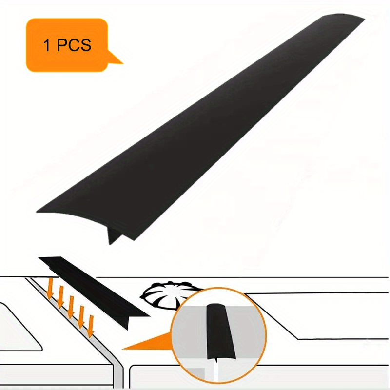 1pc Cubierta de Silicona Resistente al Calor para Hueco de Estufa - Opciones en Negro, Blanco, Transparente para Relleno de Hueco de Encimera de Cocina, Perfecto Entre la Estufa y la Lavadora, Duradero y Fácil de Limpiar, Relleno de Hueco de Cocina | Cub