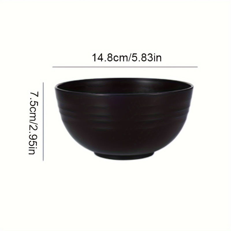 Juego de 4/8 tazones de plástico, apilables y fáciles de guardar, reutilizables, aptos para lavavajillas, ideales para postres, ensaladas, yogur, sopas, reuniones familiares, campamentos y suministros de cocina